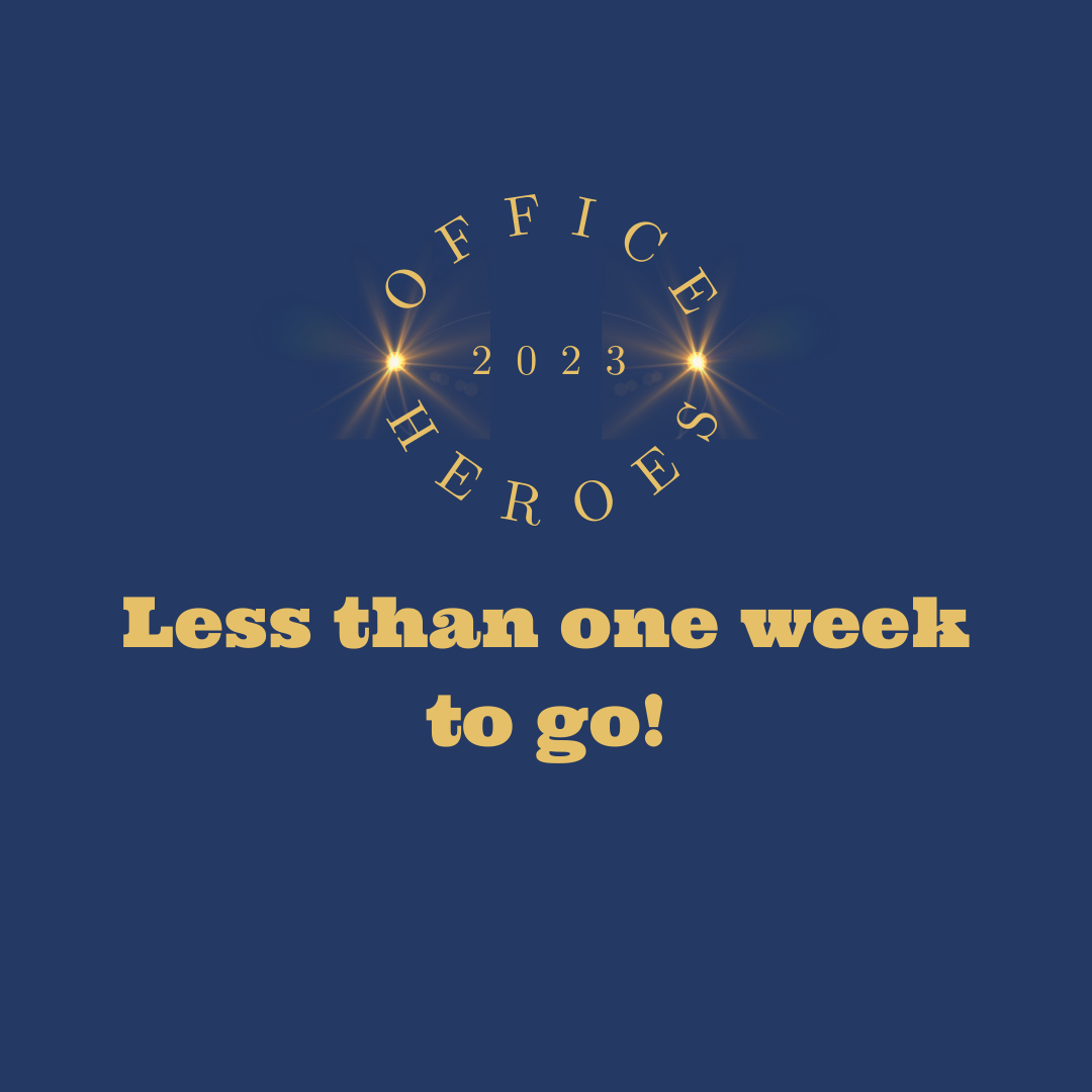 Less than one week left to nominate your office hero!